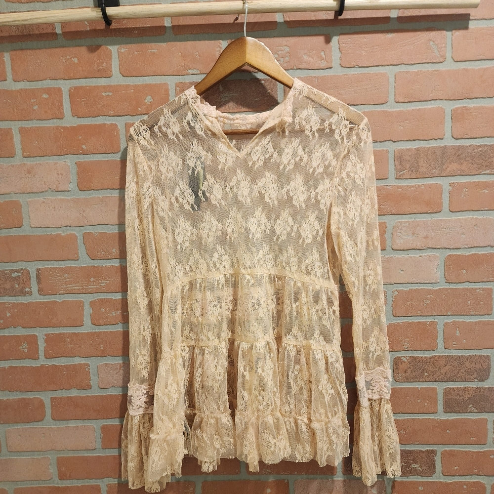 Buffalo David Britton lace shirt s/p. Bin 30